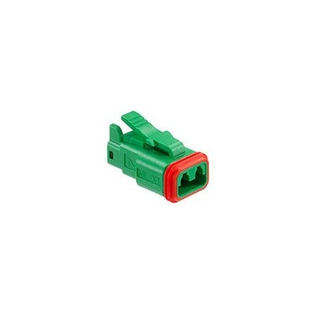 Molex Automotive Connectors Ml-Xt 2Ckt Plug Green W/Large Seal 934451203
